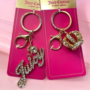 🩷🍒Juicy Couture bag charm set